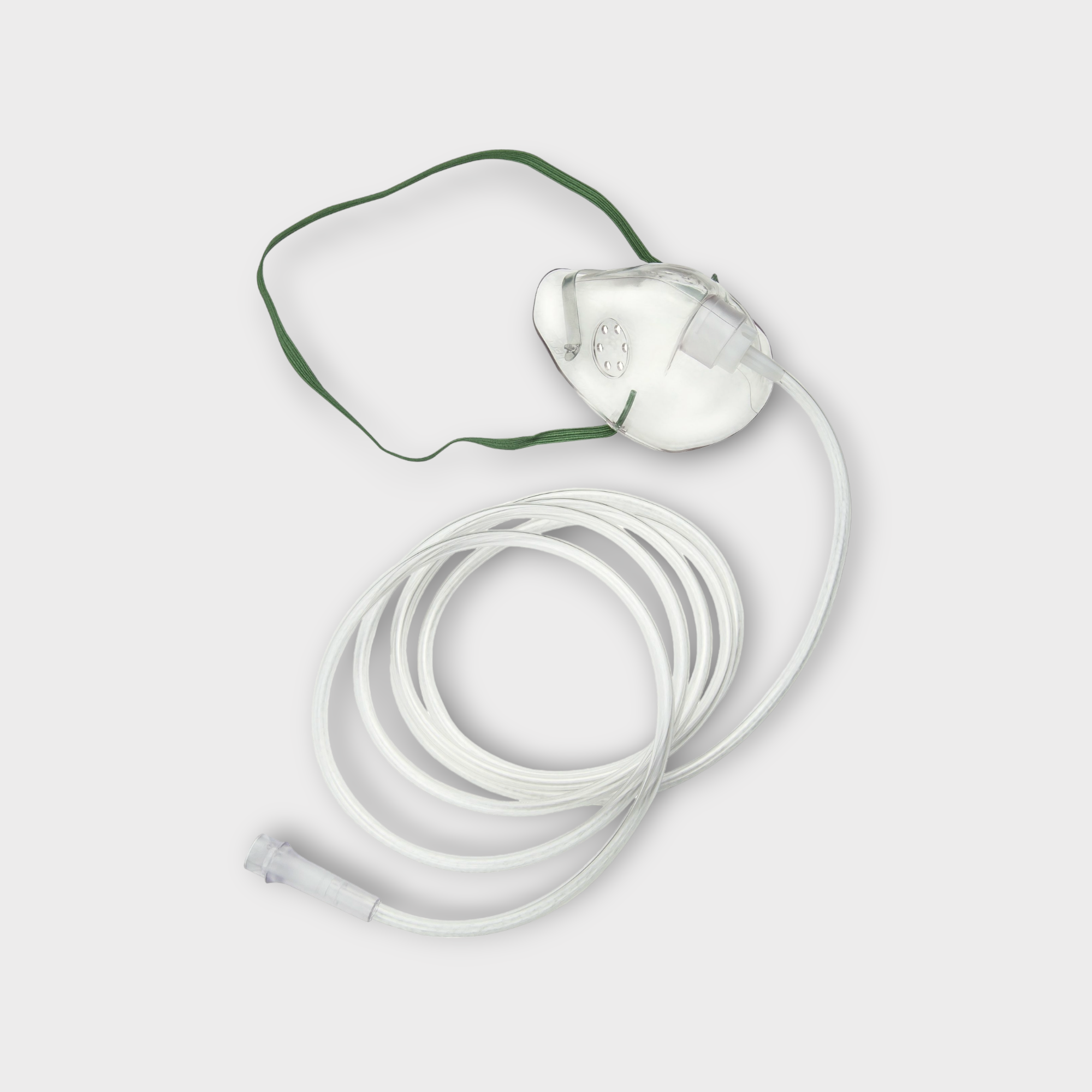 Mascarilla de concentración alta, alargada, con tubo de suministro de oxígeno p/adulto - Hudson