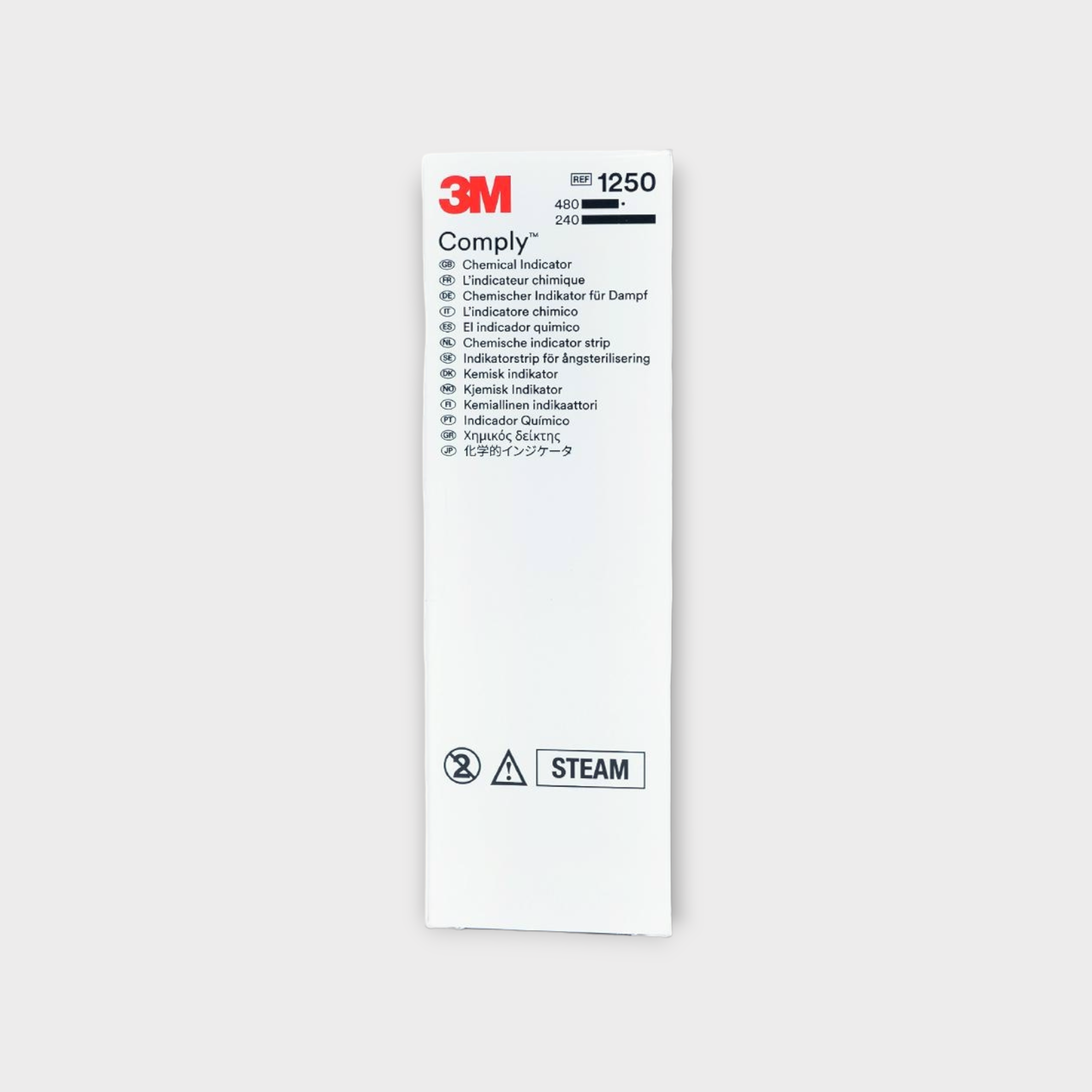 Tiras indicadoras a vapor - 3M