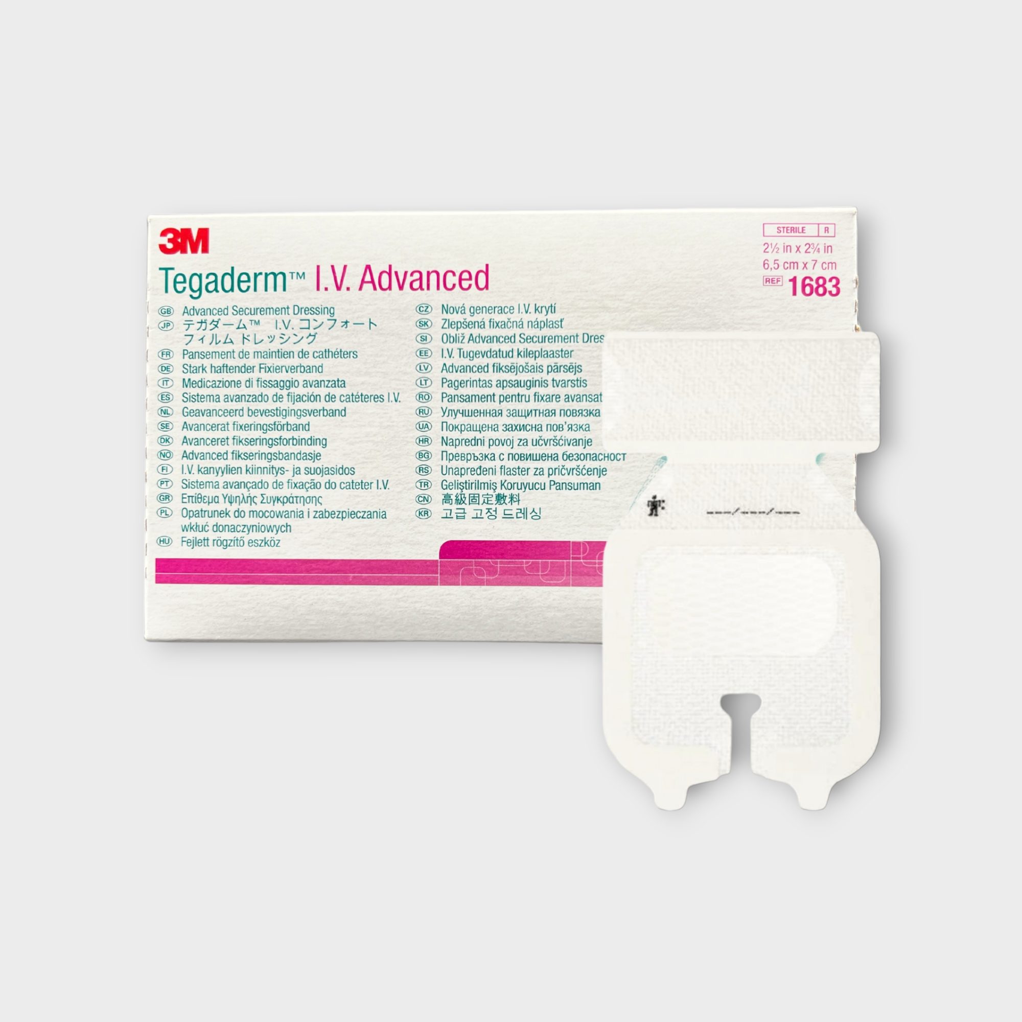 Apósito Tegaderm I.V Advanced 6.5cm x 7cm - 3M