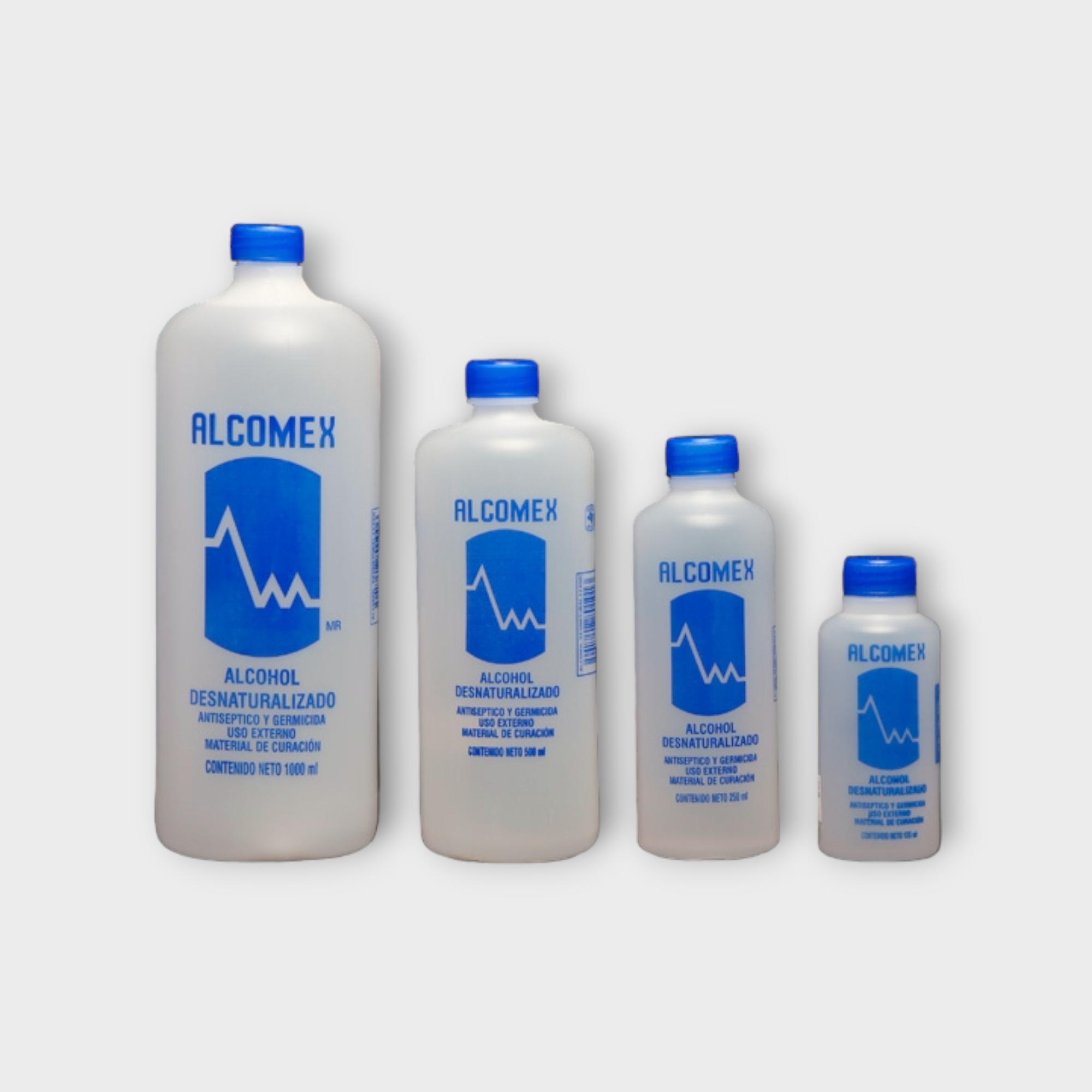 Alcohol desnaturalizado antiséptico y germicida - Alcomex