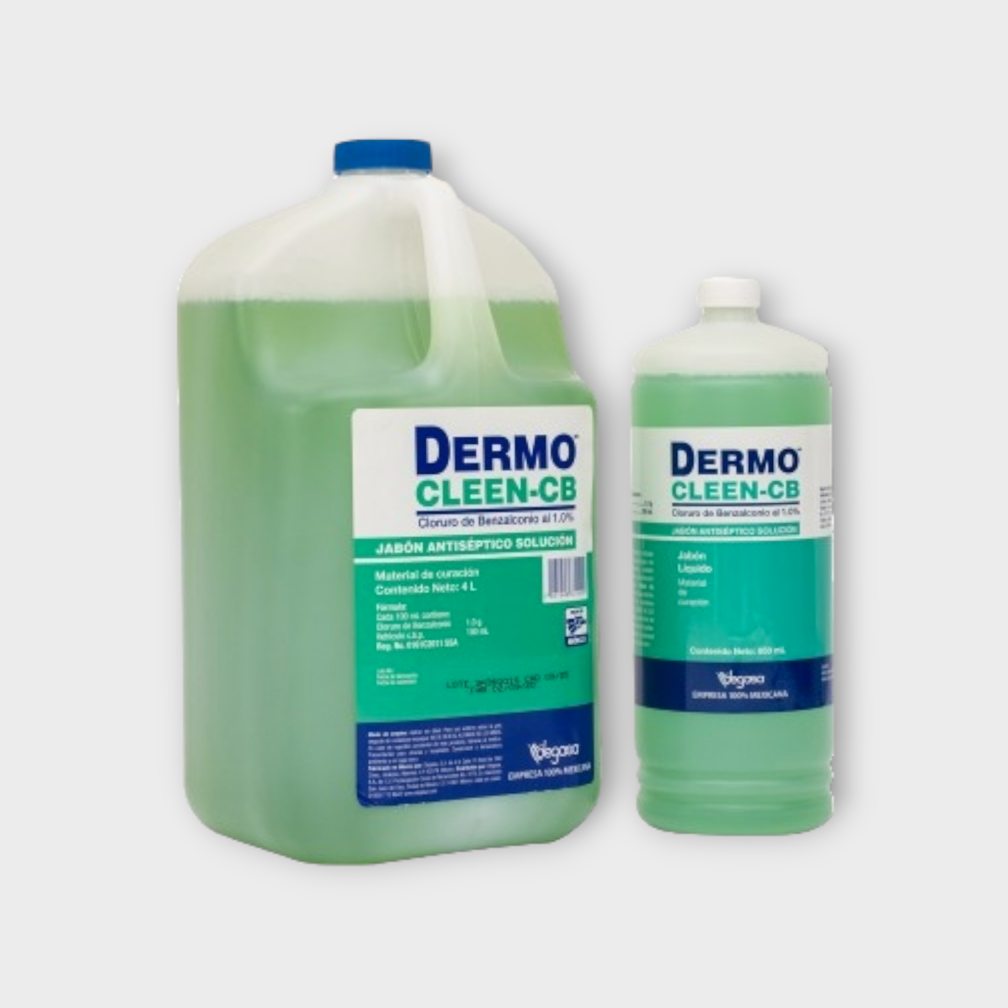 Jabón antiséptico cloruro de benzalconio al 1.0% - Dermo cleen