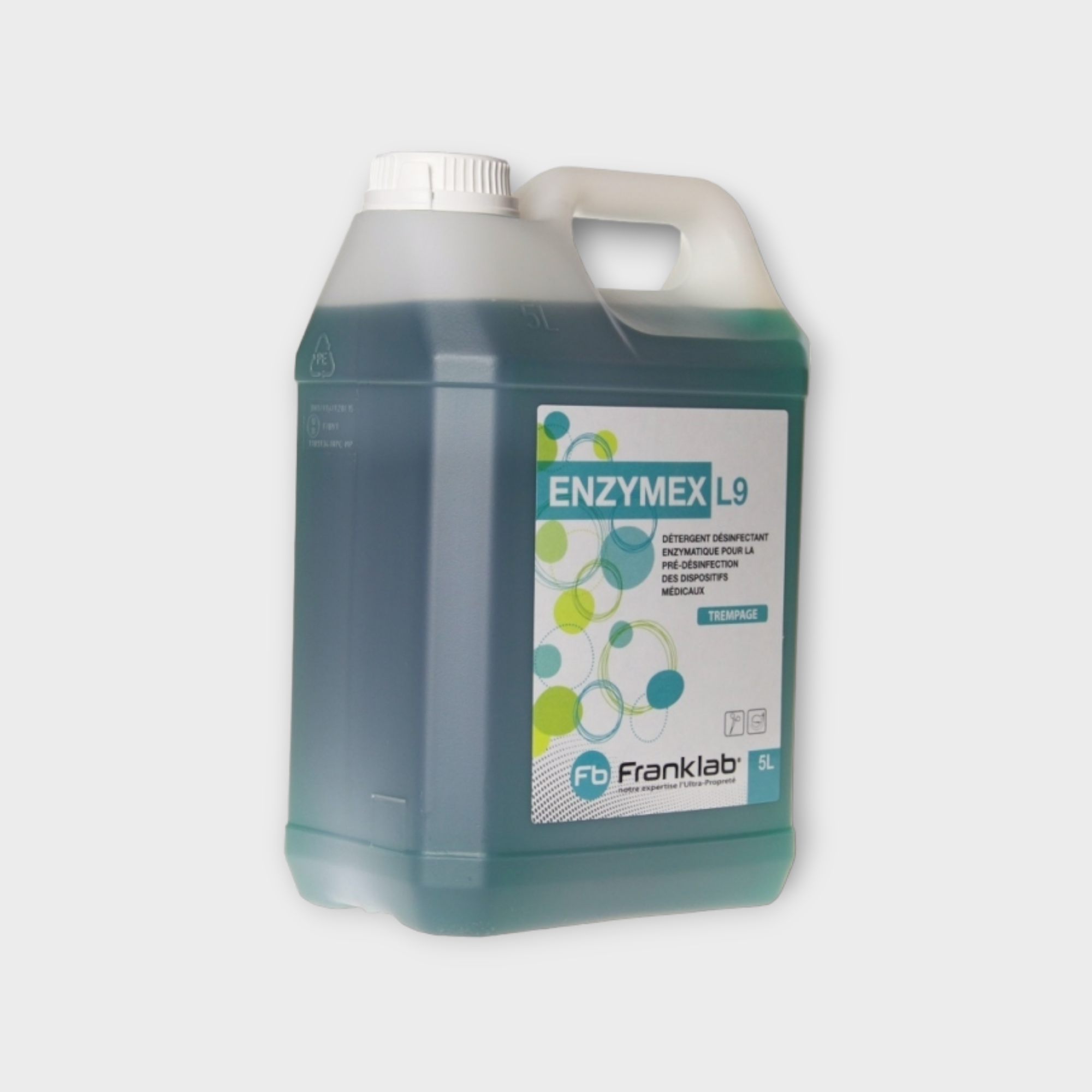 Detergente desinfectante enzimático para el lavado manual de dispositivos médicos - Enzymex L9