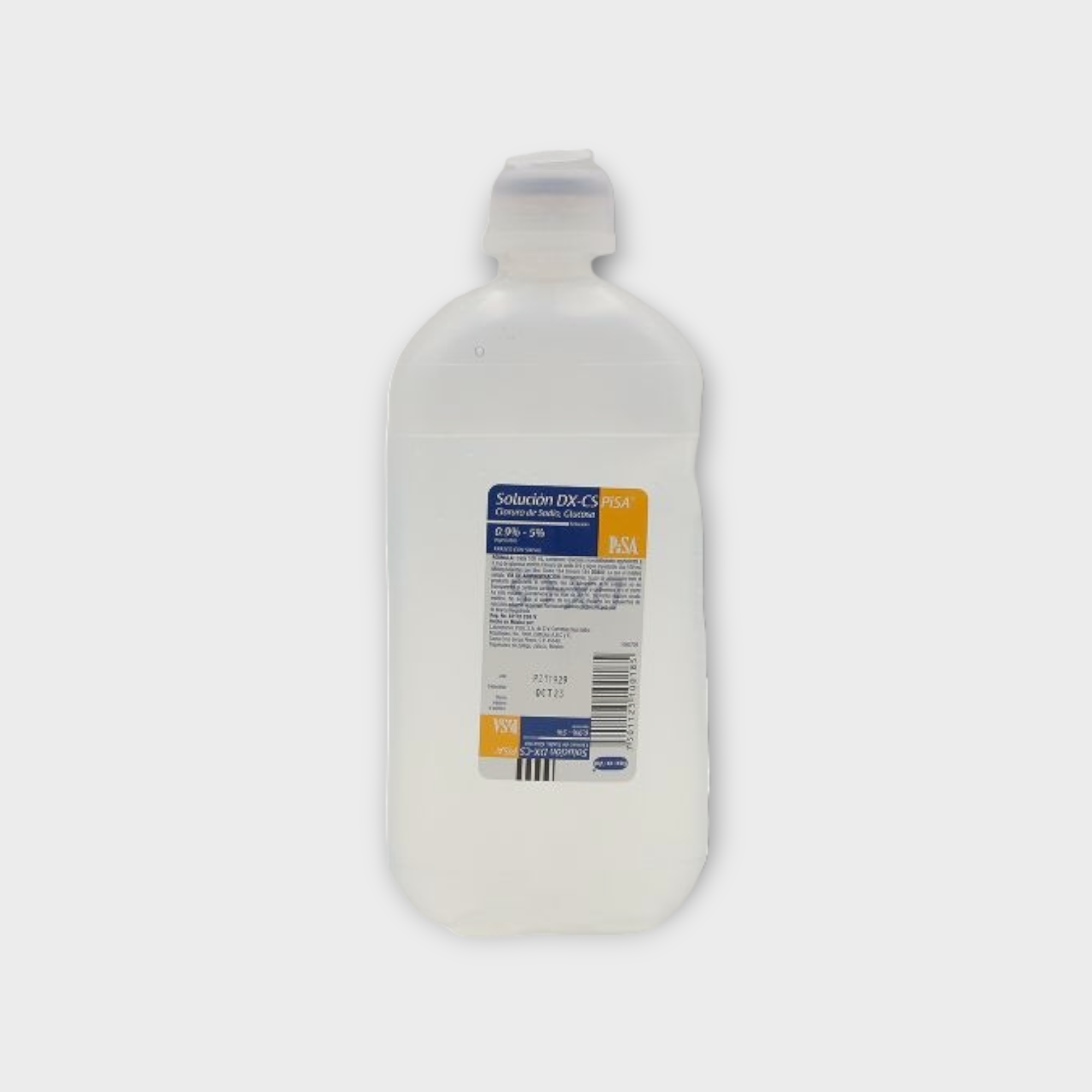 Solución DX-CS PISA cloruro de sodio, glucosa al 0.9% - 5% - Pisa