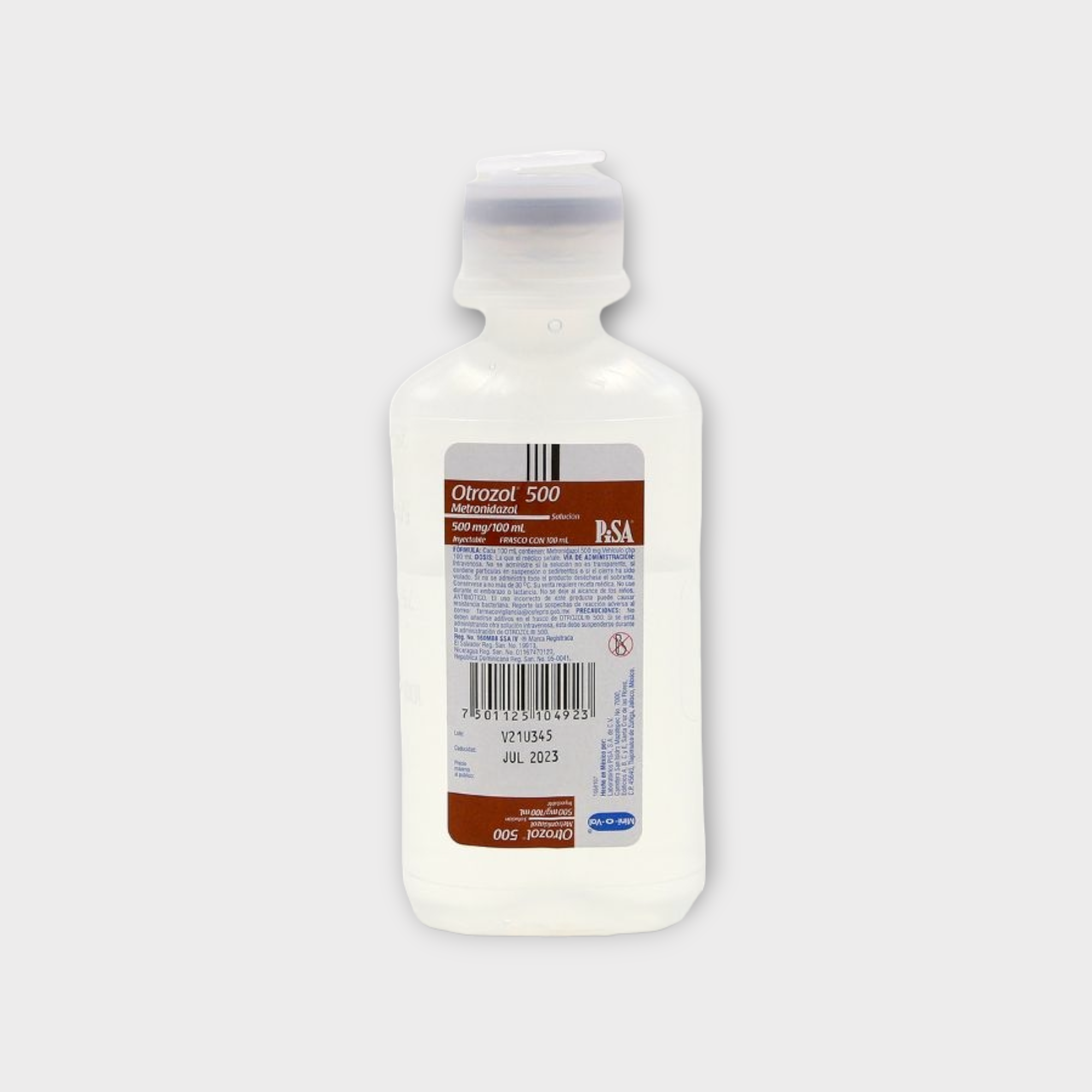 Otrozol 500 metronidazol inyectable 500 mg - Pisa