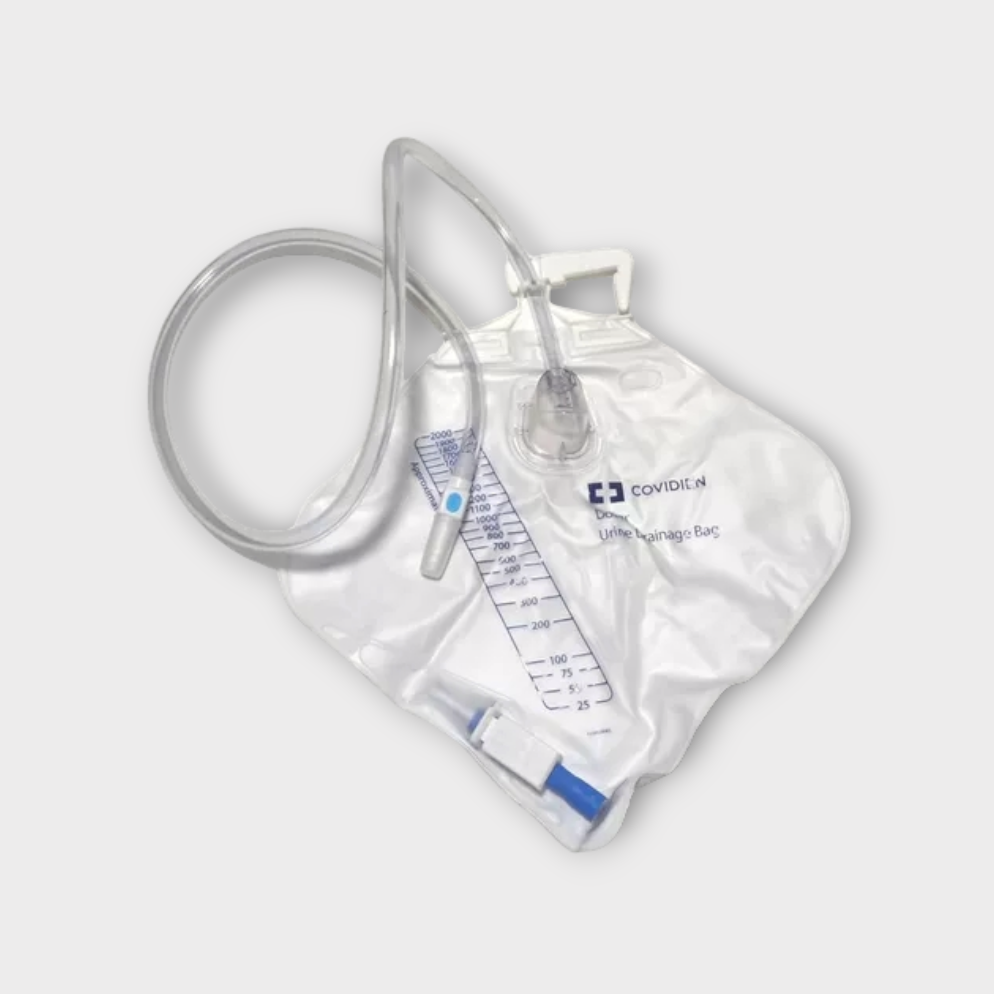 Bolsa para recolección de orina sistema cerrado para cama, adulto 2lt, estéril, atoxico, desechable - DM