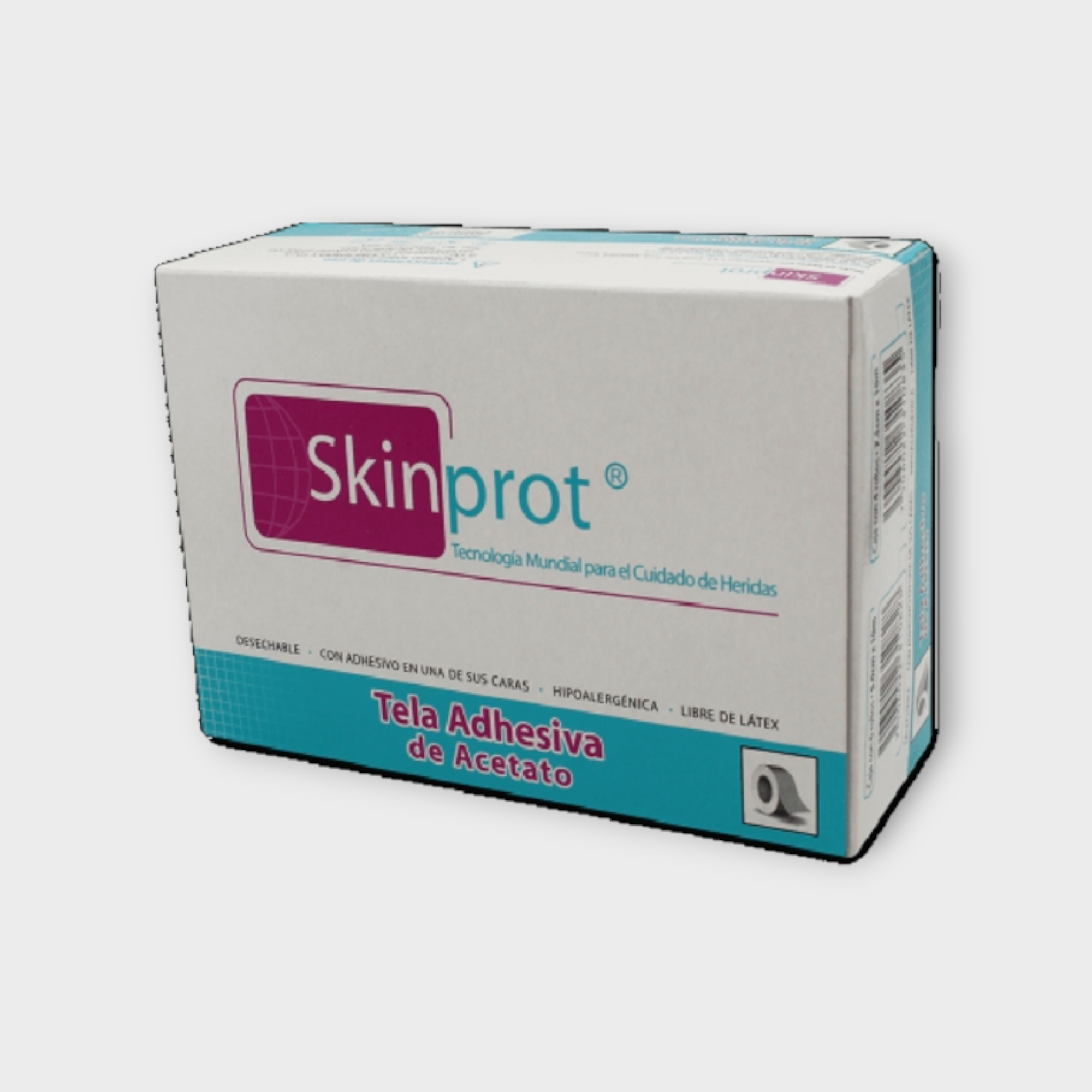 Tela adhesiva de acetato, desechable, hipoalergénica, libre de látex - Skinprot