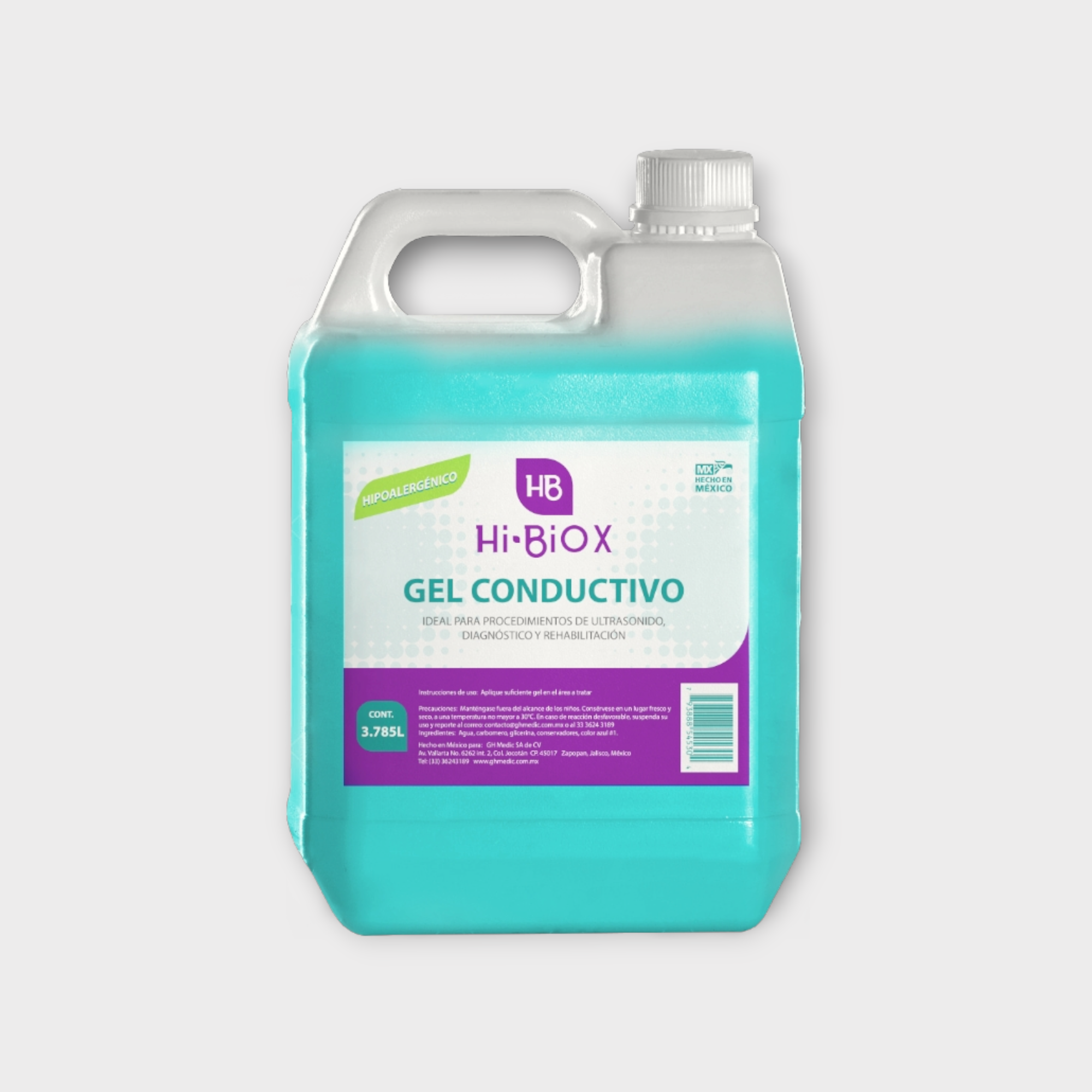 Gel conductivo para ecografías - Konix