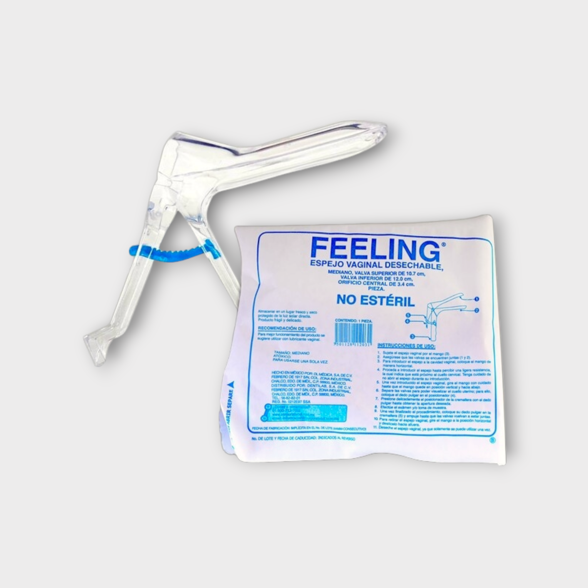 Espejo vaginal desechable estéril - Feeling