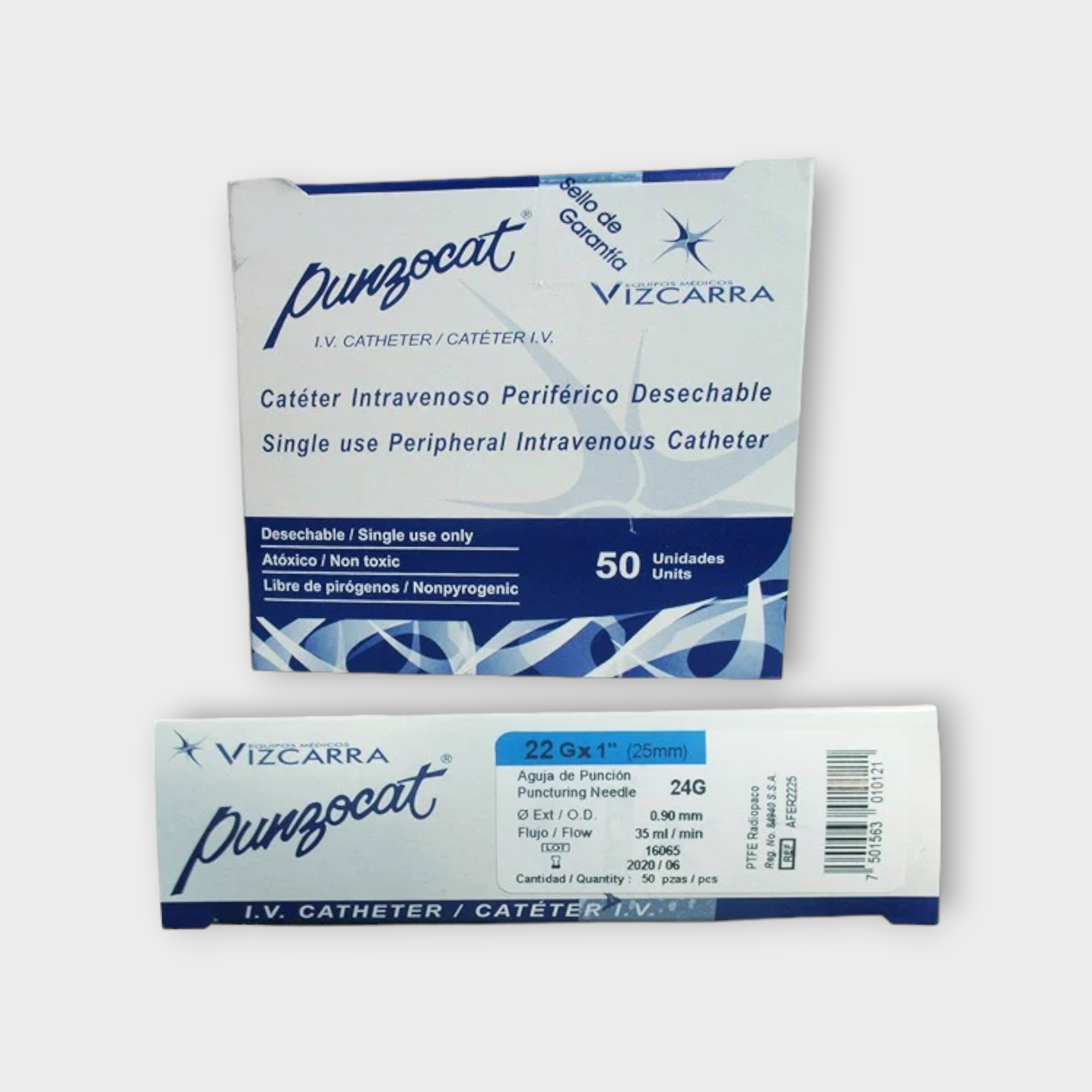 Punzocat catéter intravenoso periférico - Vizcarra