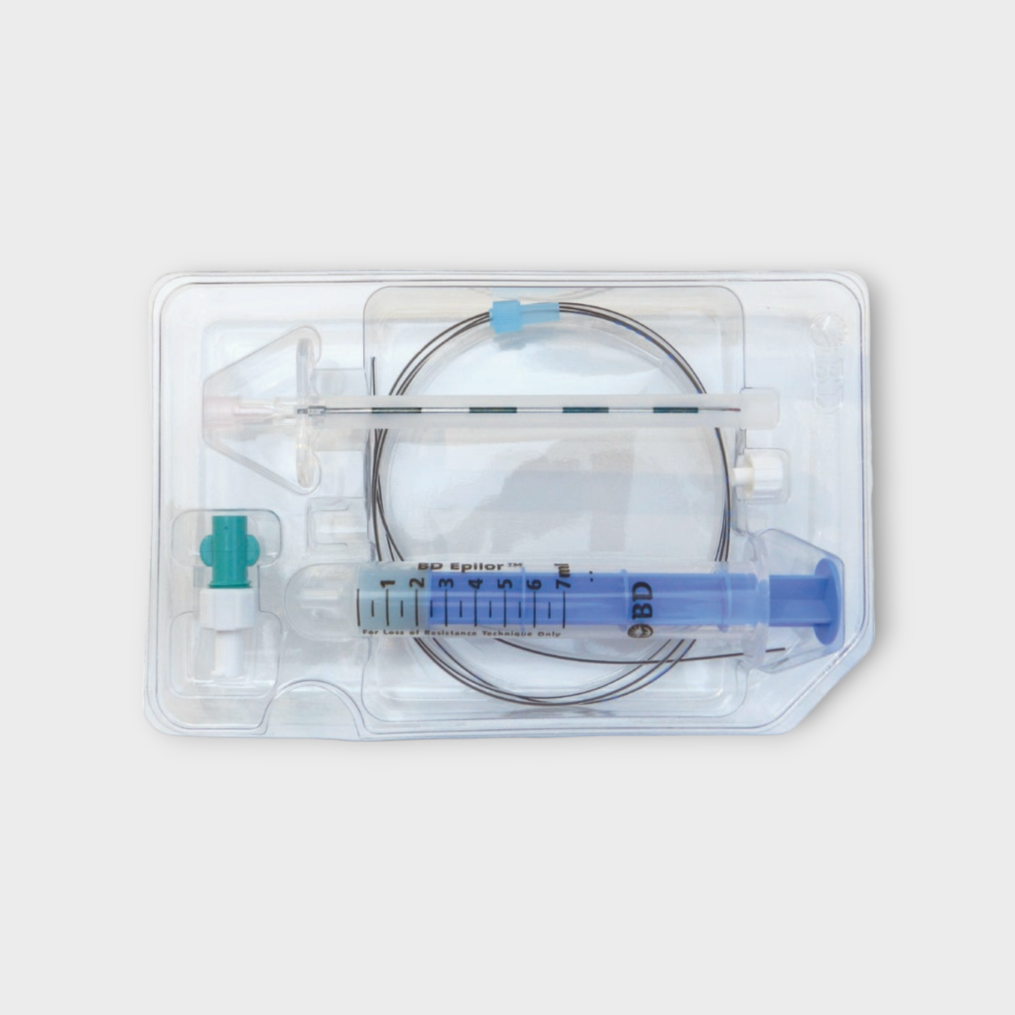 Perisafe IV equipo de anestesia epidural
continua aguja epidural needle cal. 17 G y 18G - BD